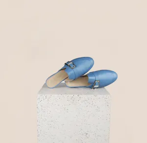 Alba Buckle - Bleu Faience