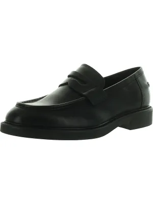Alex Mens Leather Slip-On Loafers