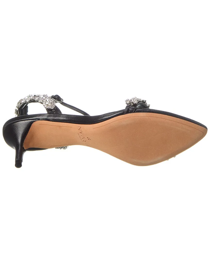 Alexandre Birman Aurora Crystal 50 Leather Sandal
