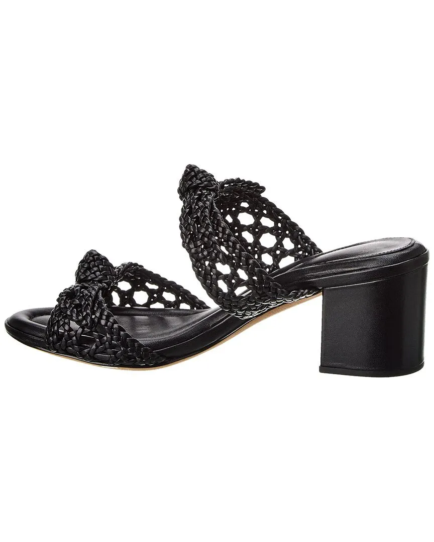 Alexandre Birman Clarita Intreccio 60 Doppia Solet Leather Sandal