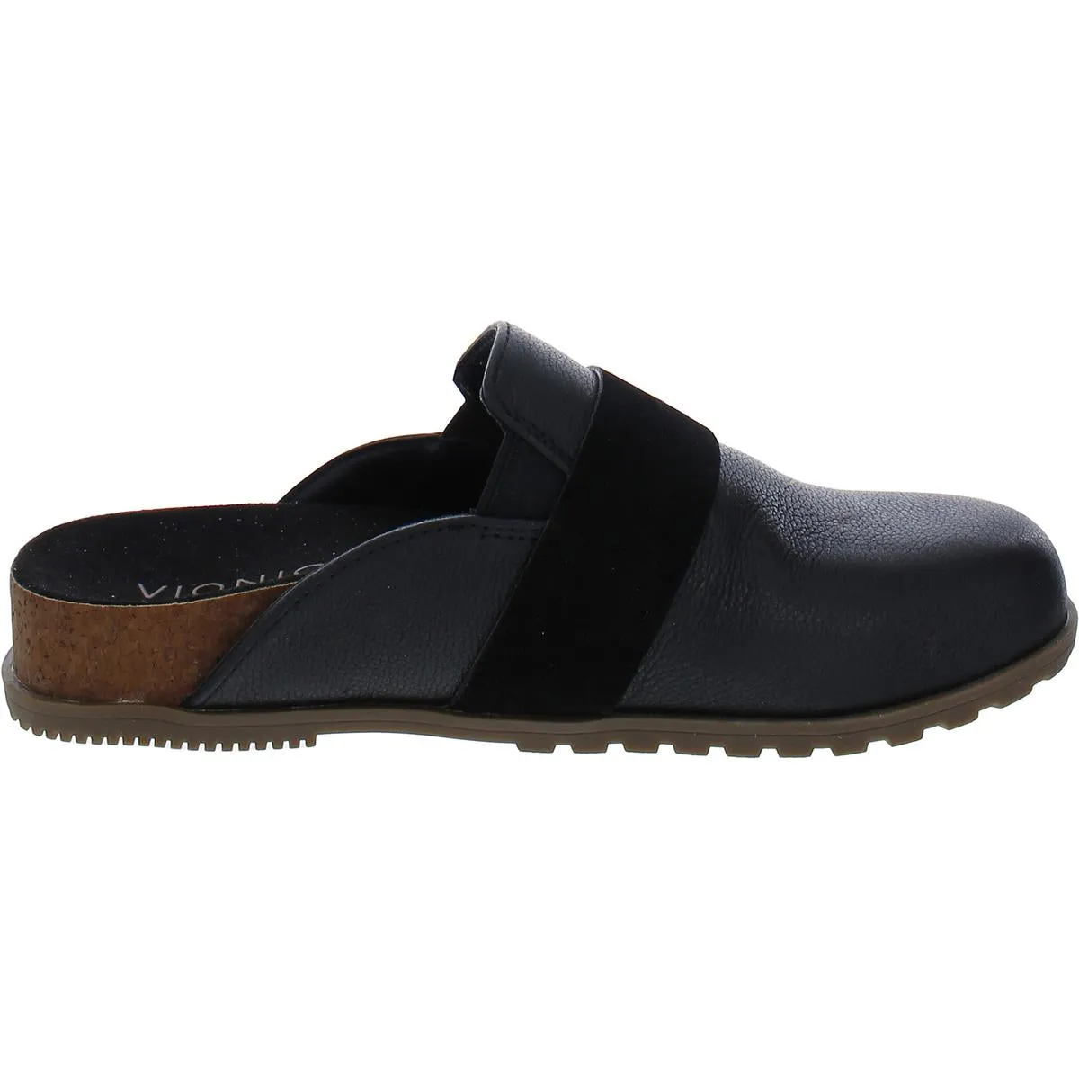 Ambrosia Womens Leather Slip On Mules