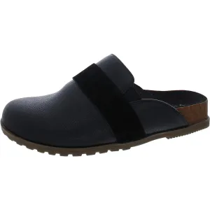 Ambrosia Womens Leather Slip On Mules