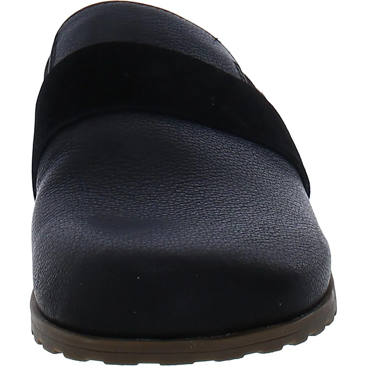 Ambrosia Womens Leather Slip On Mules