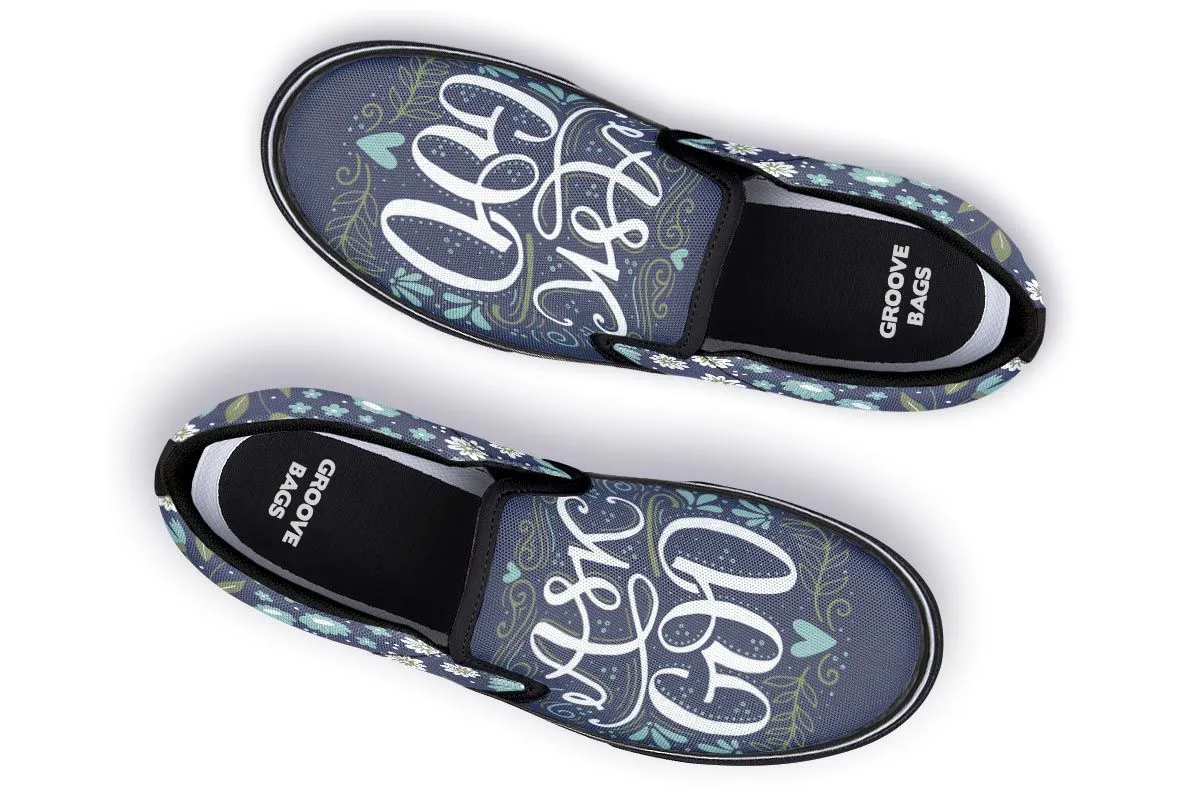 Ask God Slip-On Shoes