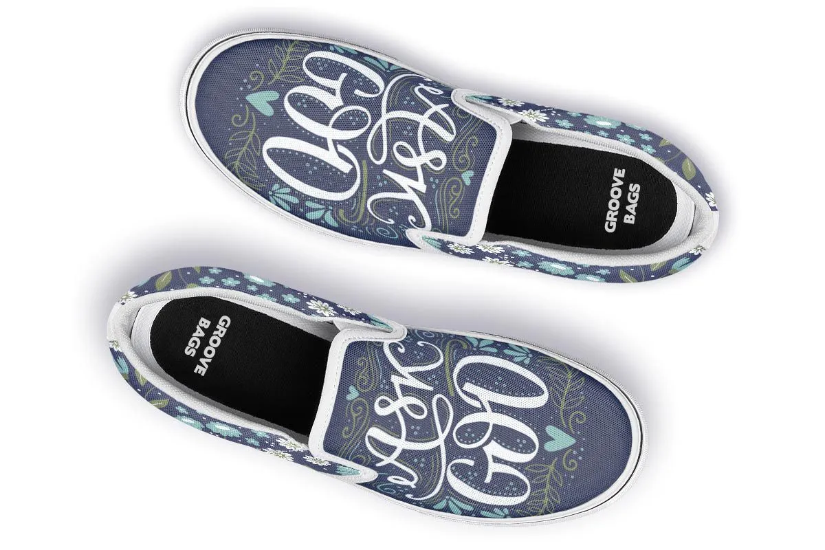 Ask God Slip-On Shoes