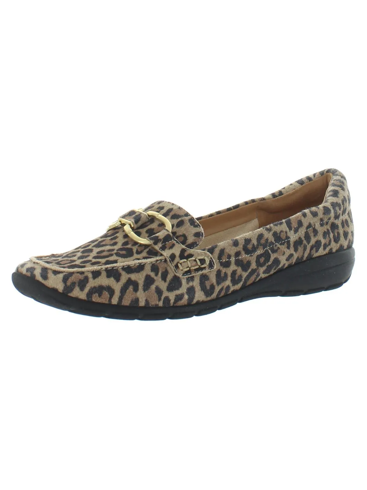 Avienta Womens Leather Slip On Loafers