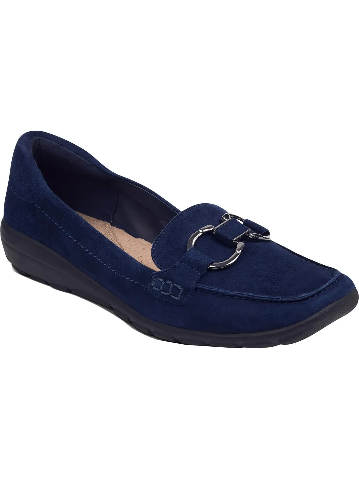 Avienta Womens Leather Slip On Loafers