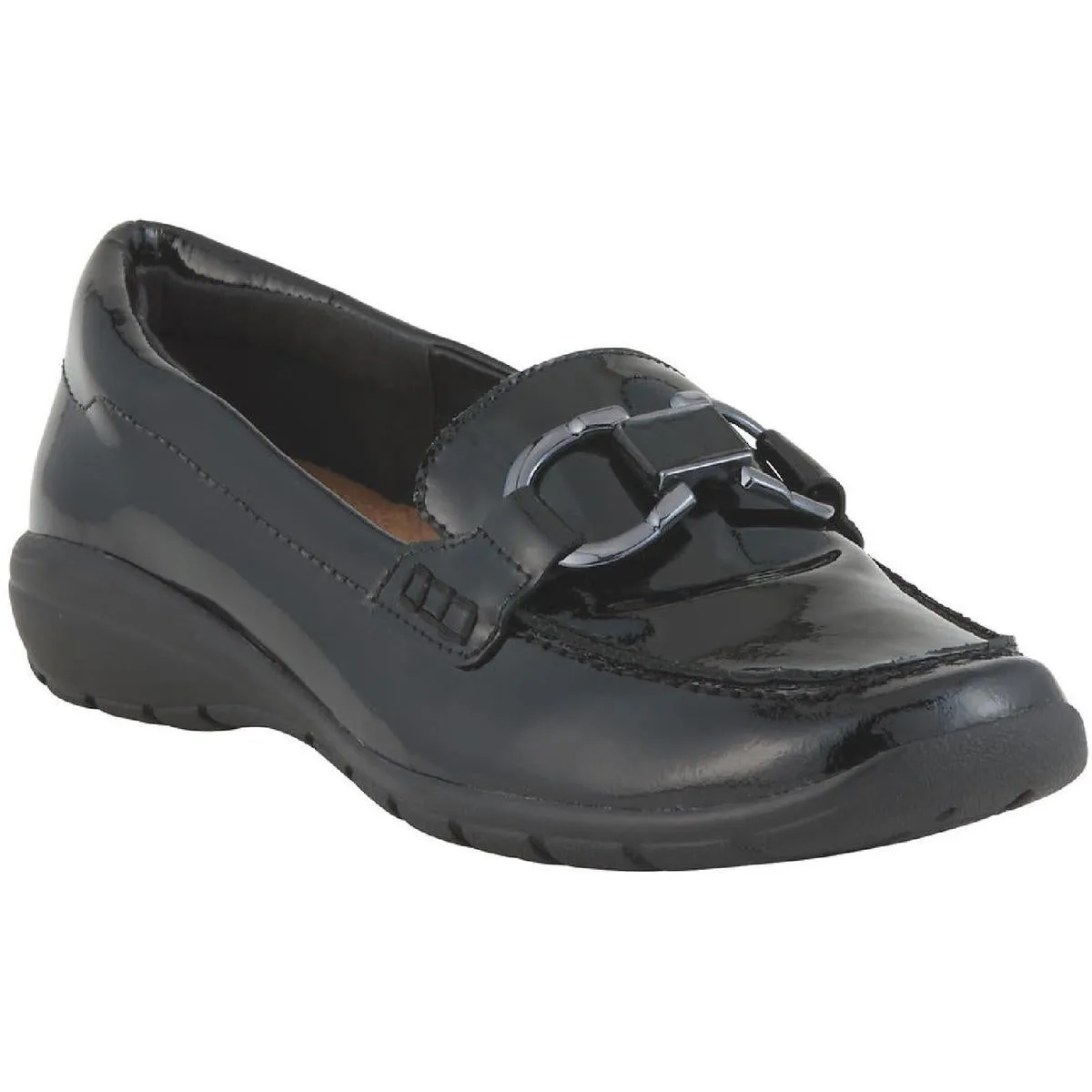 Avienta Womens Leather Slip On Loafers