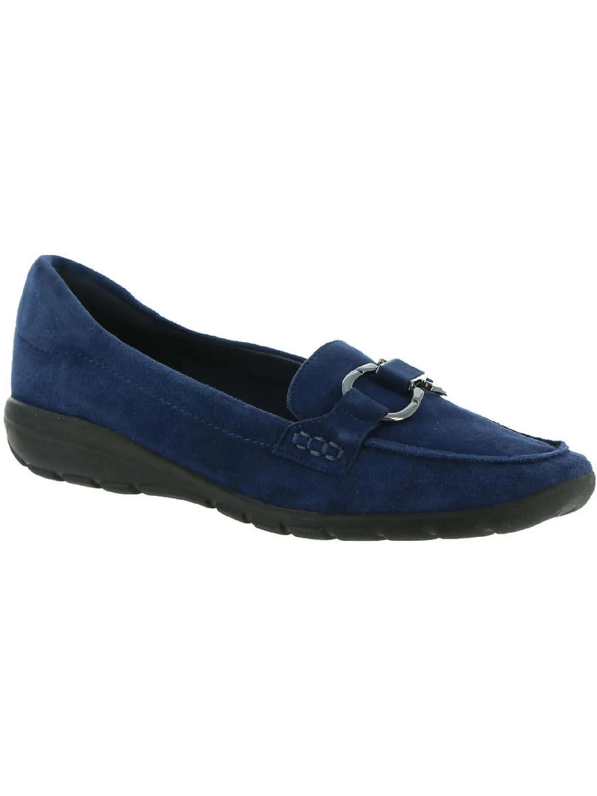 Avienta Womens Leather Slip On Loafers