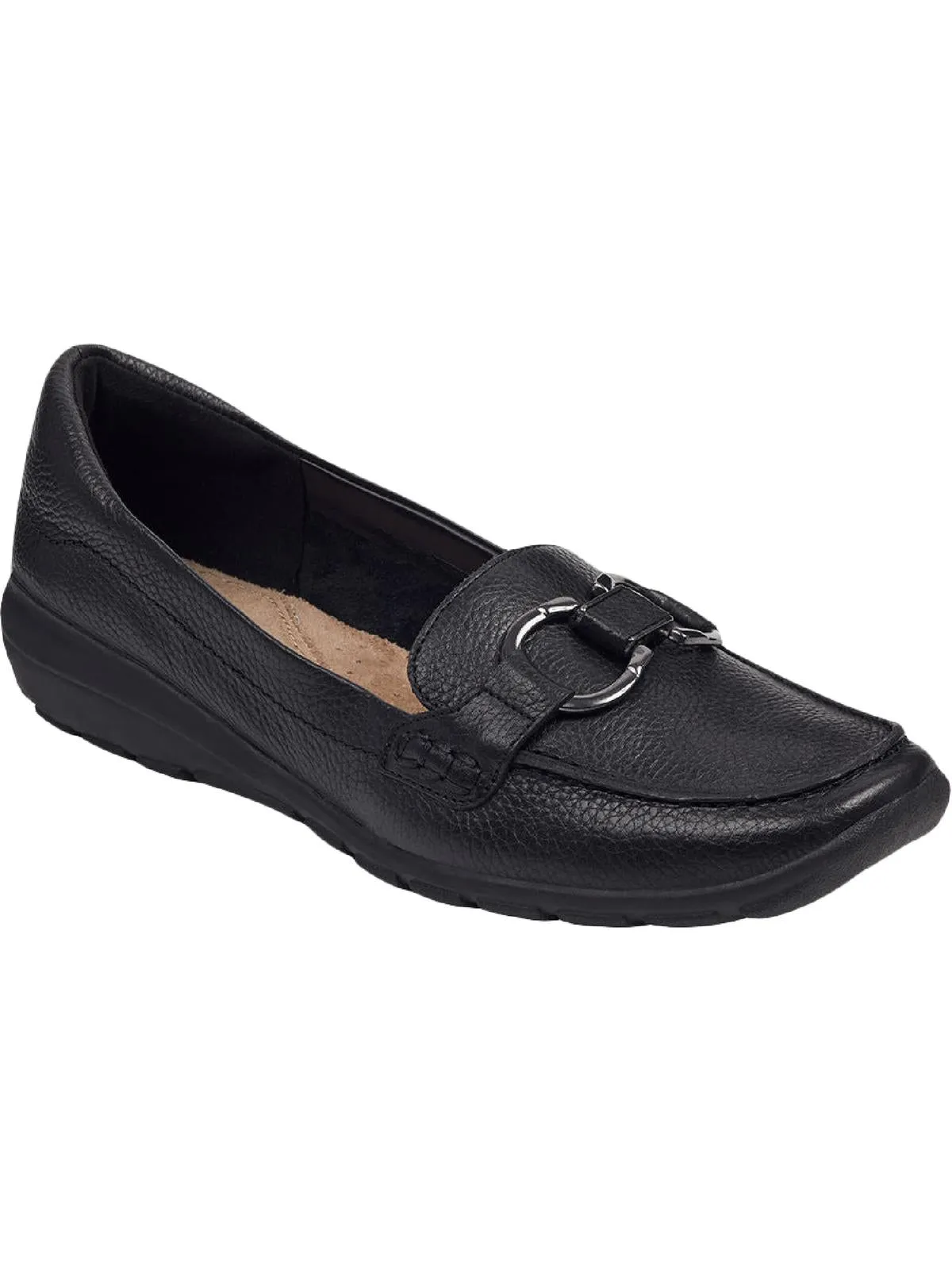Avienta Womens Leather Slip On Loafers