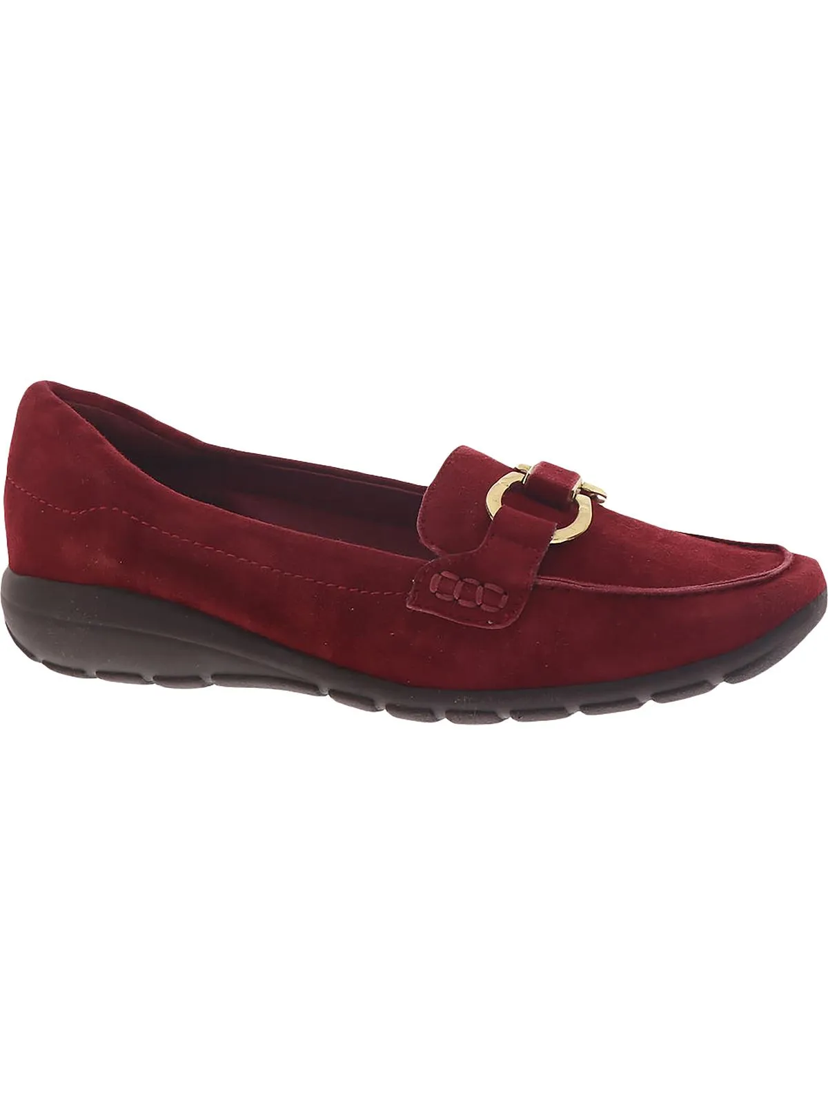 Avienta Womens Leather Slip On Loafers