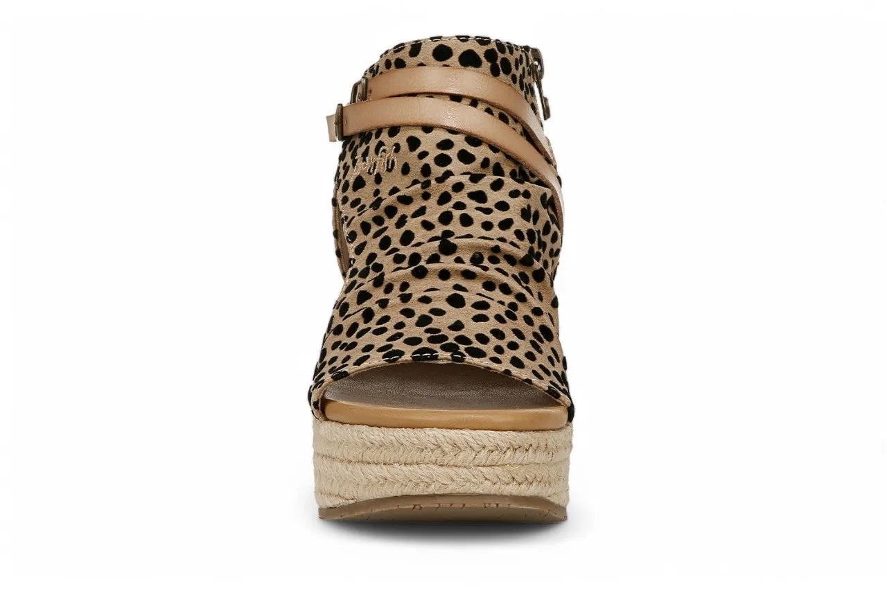 Blowfish Malibu Women's Brown Wedge Sandals - Lacey C Rope