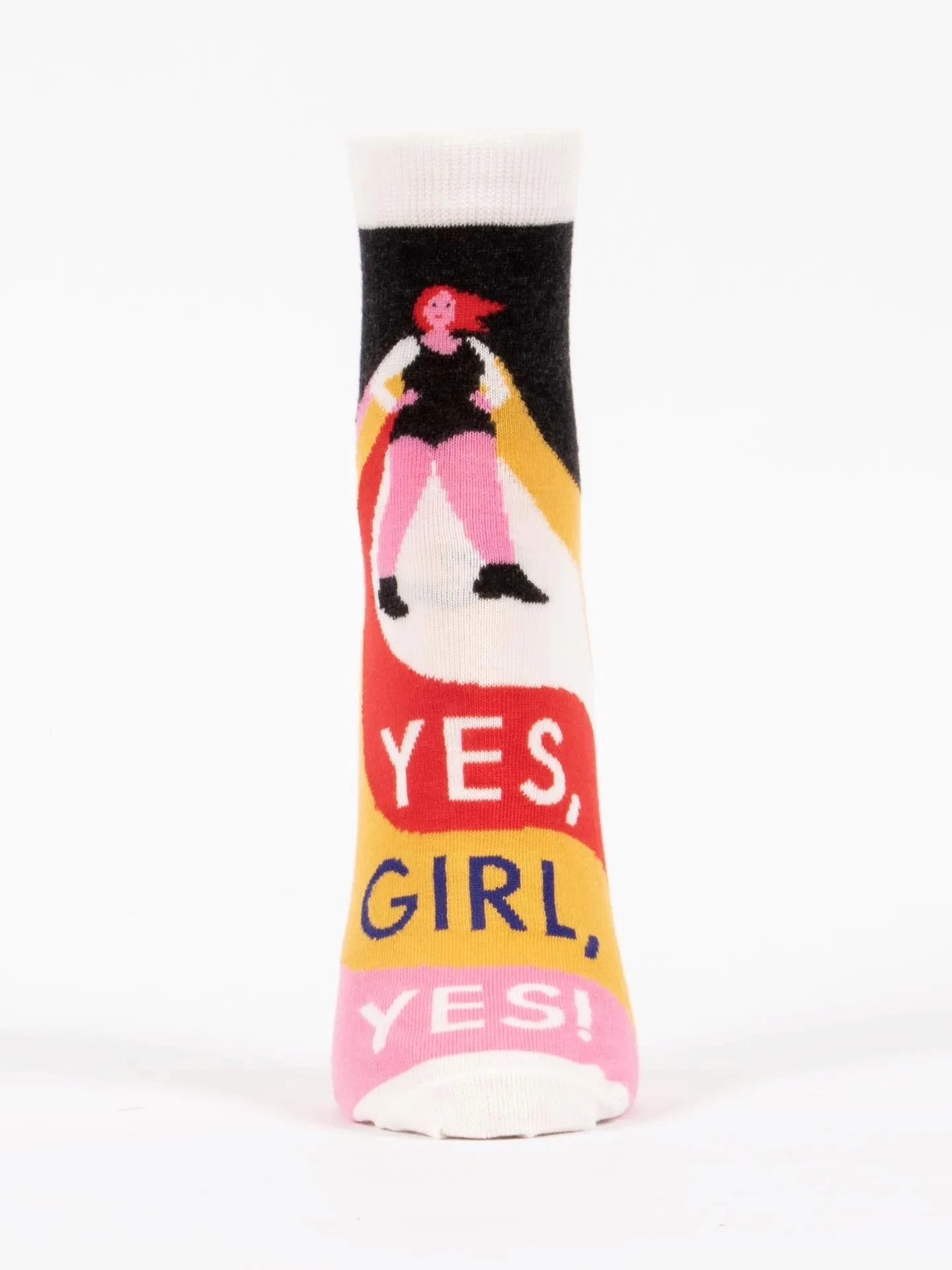 Blue Q Womens Ankle Socks Yes, Girl, Yes!