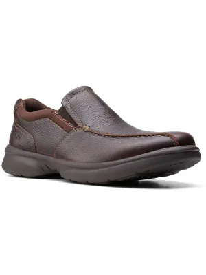 Bradley Step Mens Leather Slip On Loafers