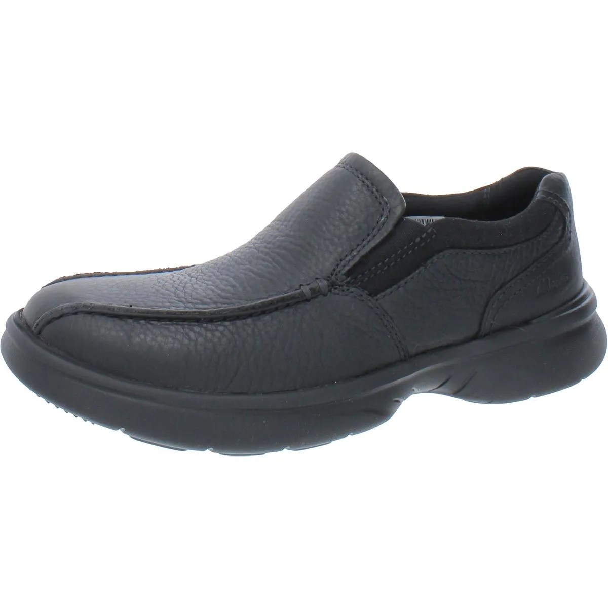 Bradley Step Mens Leather Slip On Loafers