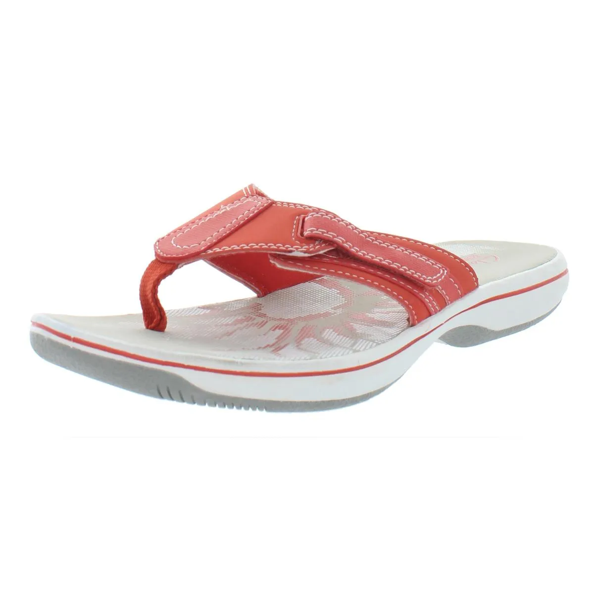 Brinkley Womens Synthetic Slip On Thong Sandals