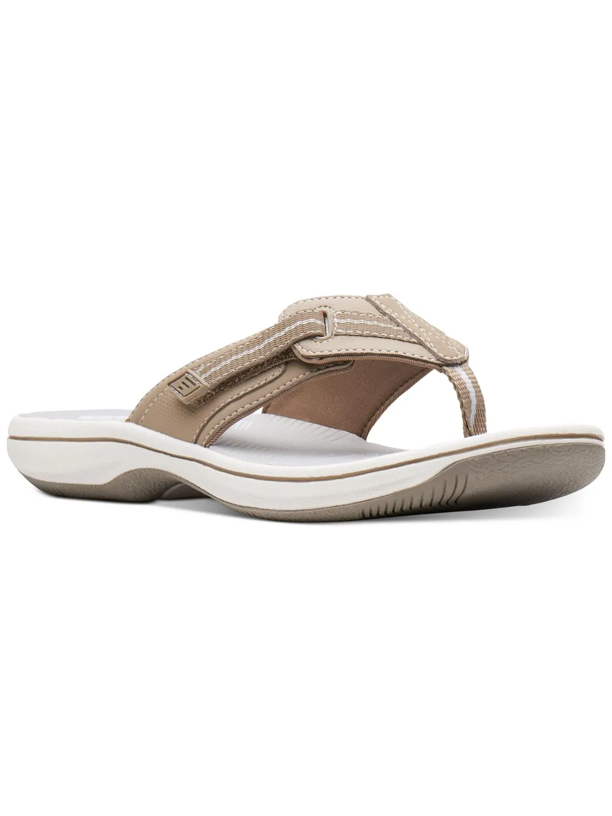 Brinkley Womens Synthetic Slip On Thong Sandals