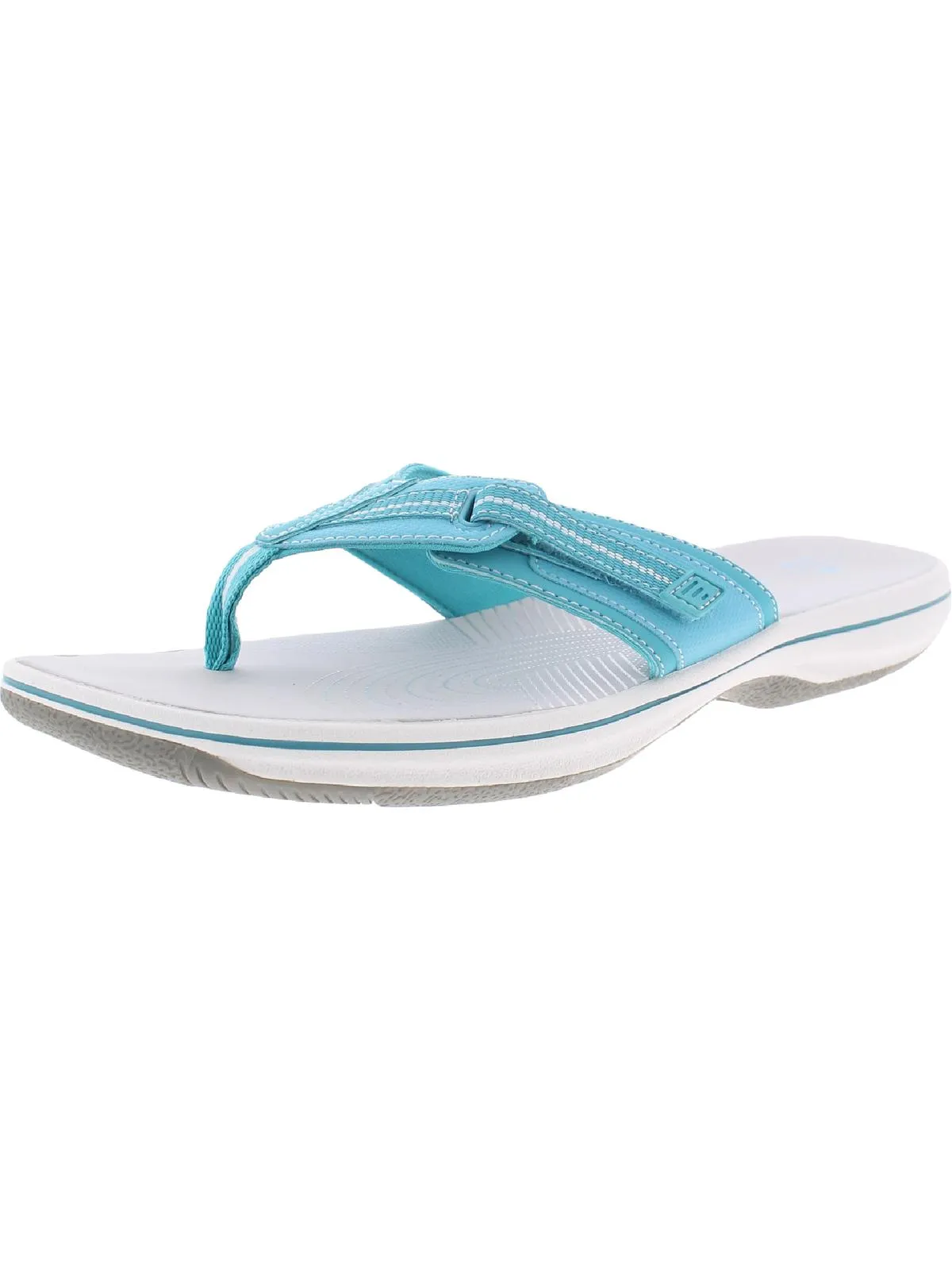 Brinkley Womens Synthetic Slip On Thong Sandals
