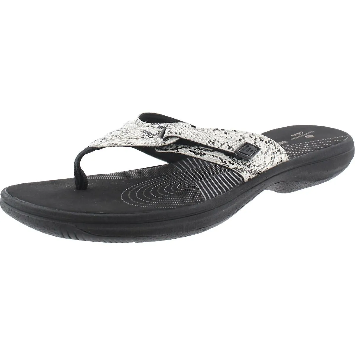 Brinkley Womens Synthetic Slip On Thong Sandals