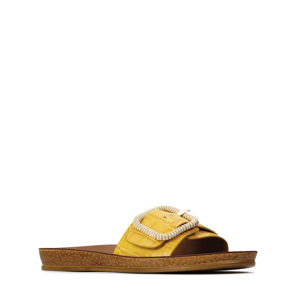 BRIO BUCKLE SLIDE SANDAL
