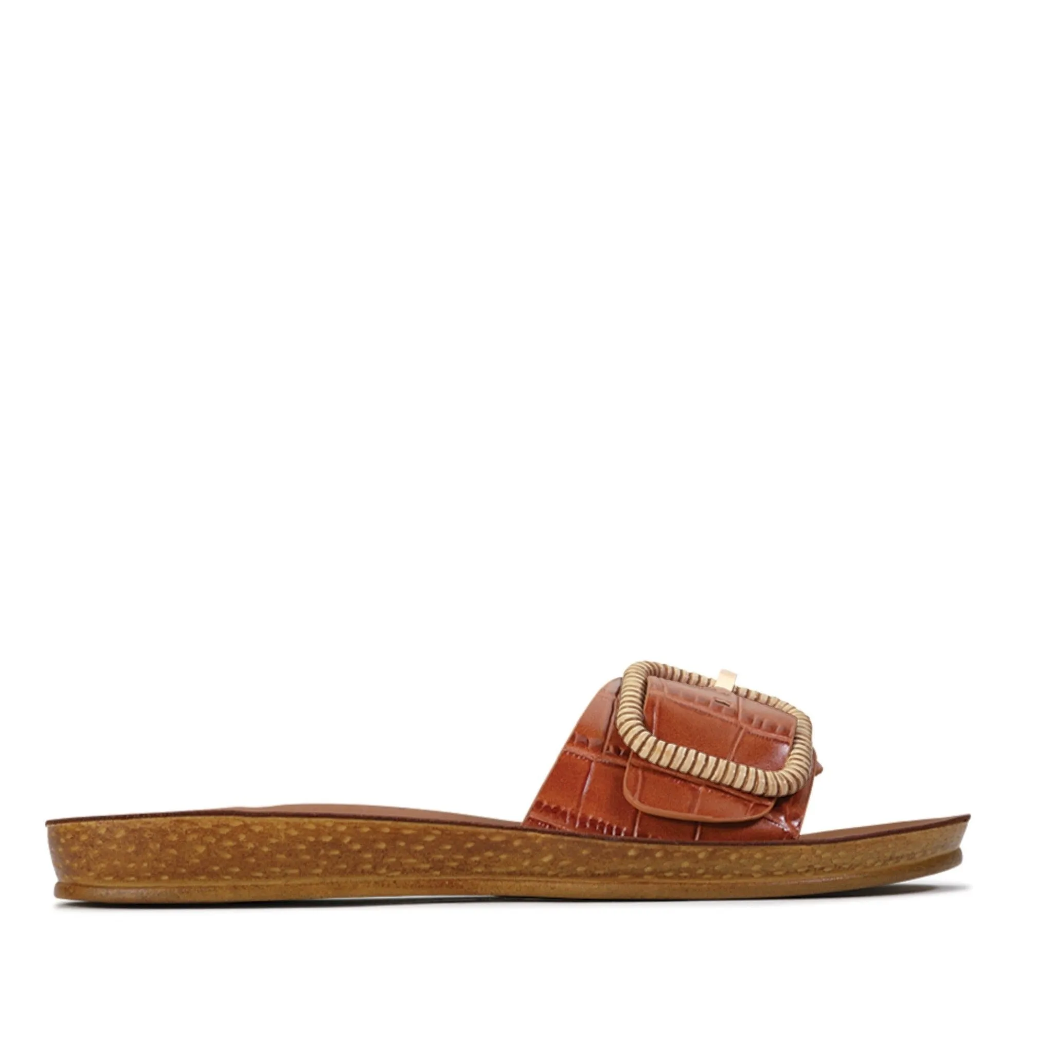 BRIO BUCKLE SLIDE SANDAL