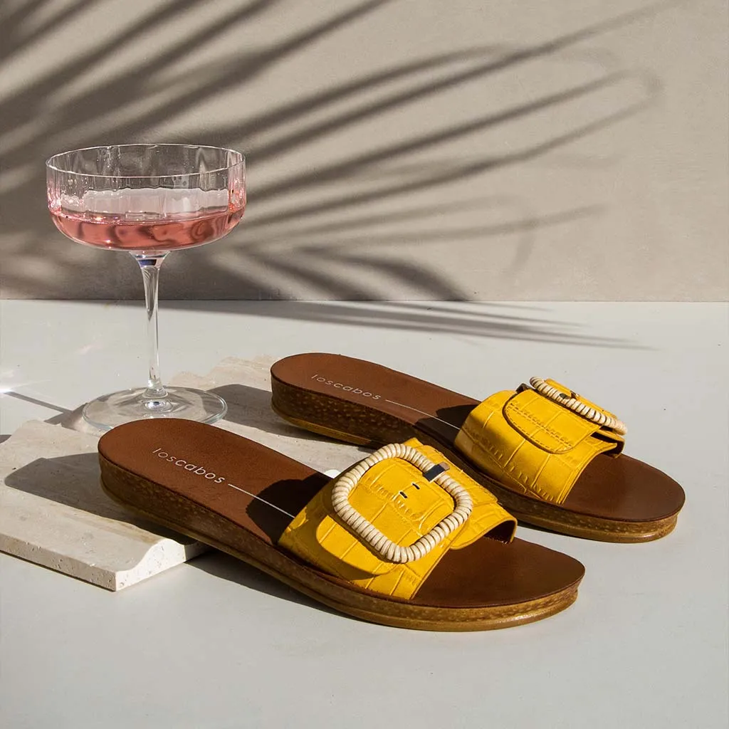 BRIO BUCKLE SLIDE SANDAL