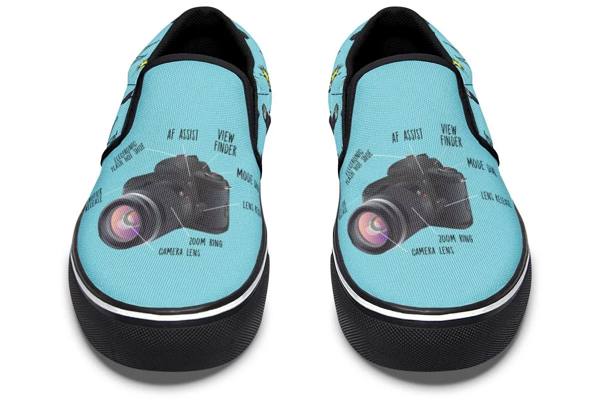 Camera Diagram Slip-On Shoes