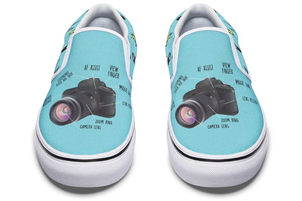 Camera Diagram Slip-On Shoes