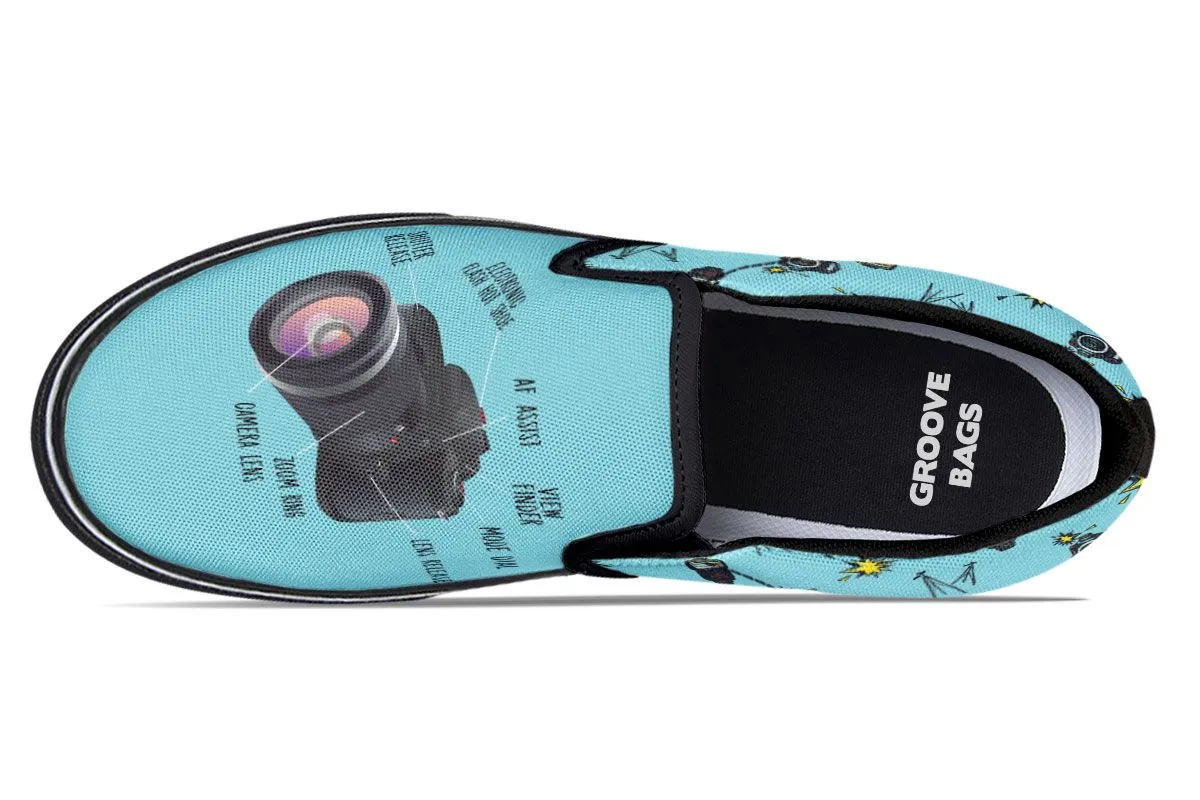 Camera Diagram Slip-On Shoes