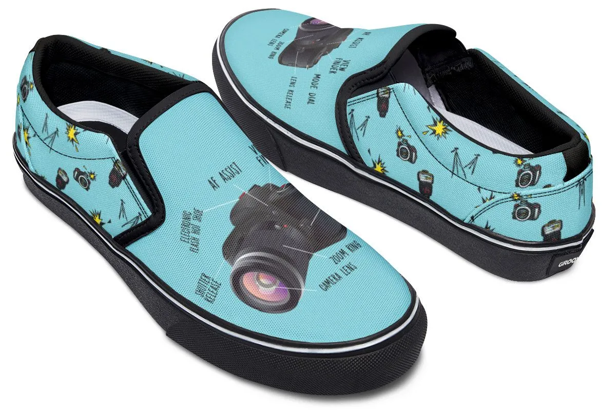 Camera Diagram Slip-On Shoes