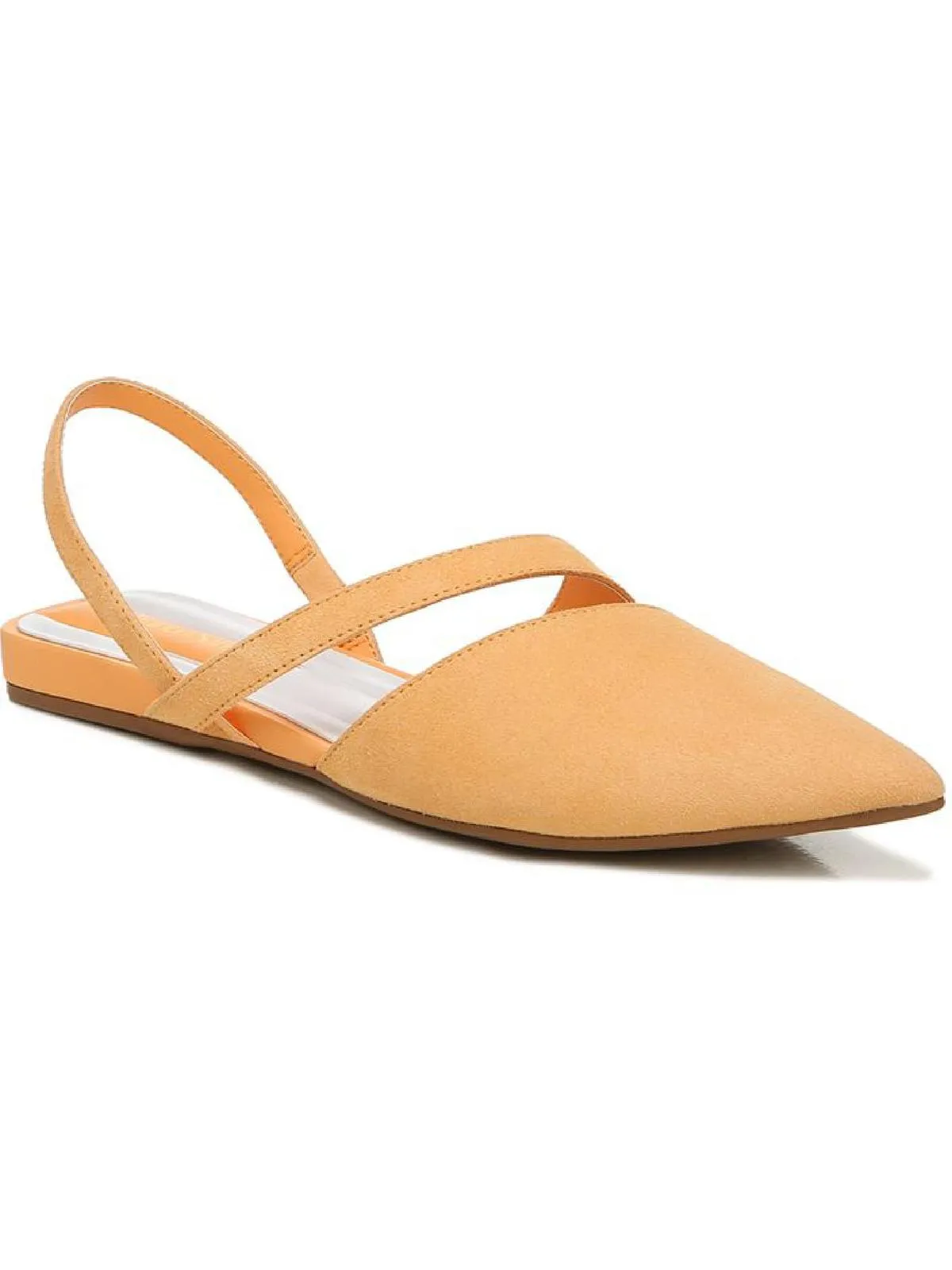 Canary Womens Leather Slip On D'Orsay