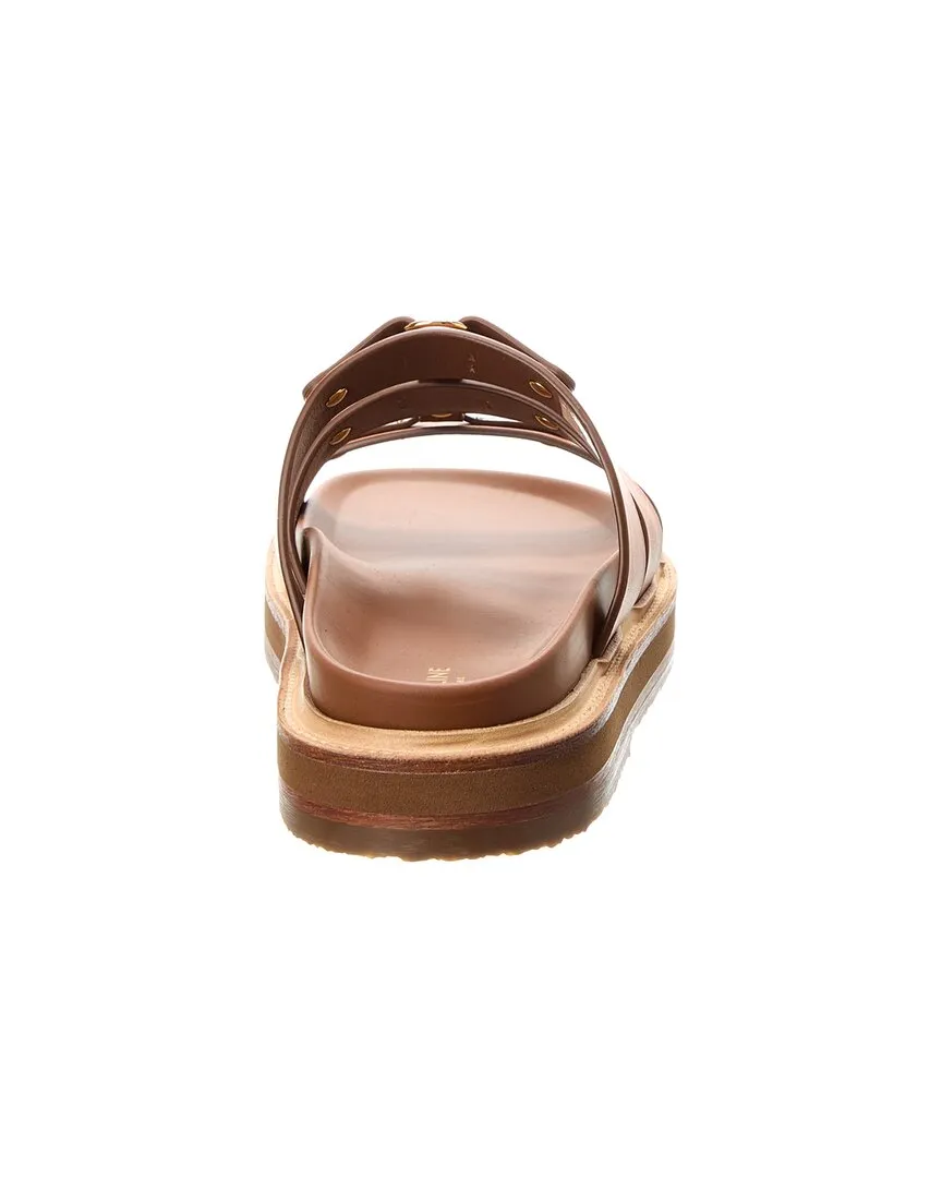 CELINE Tippi Leather Slide