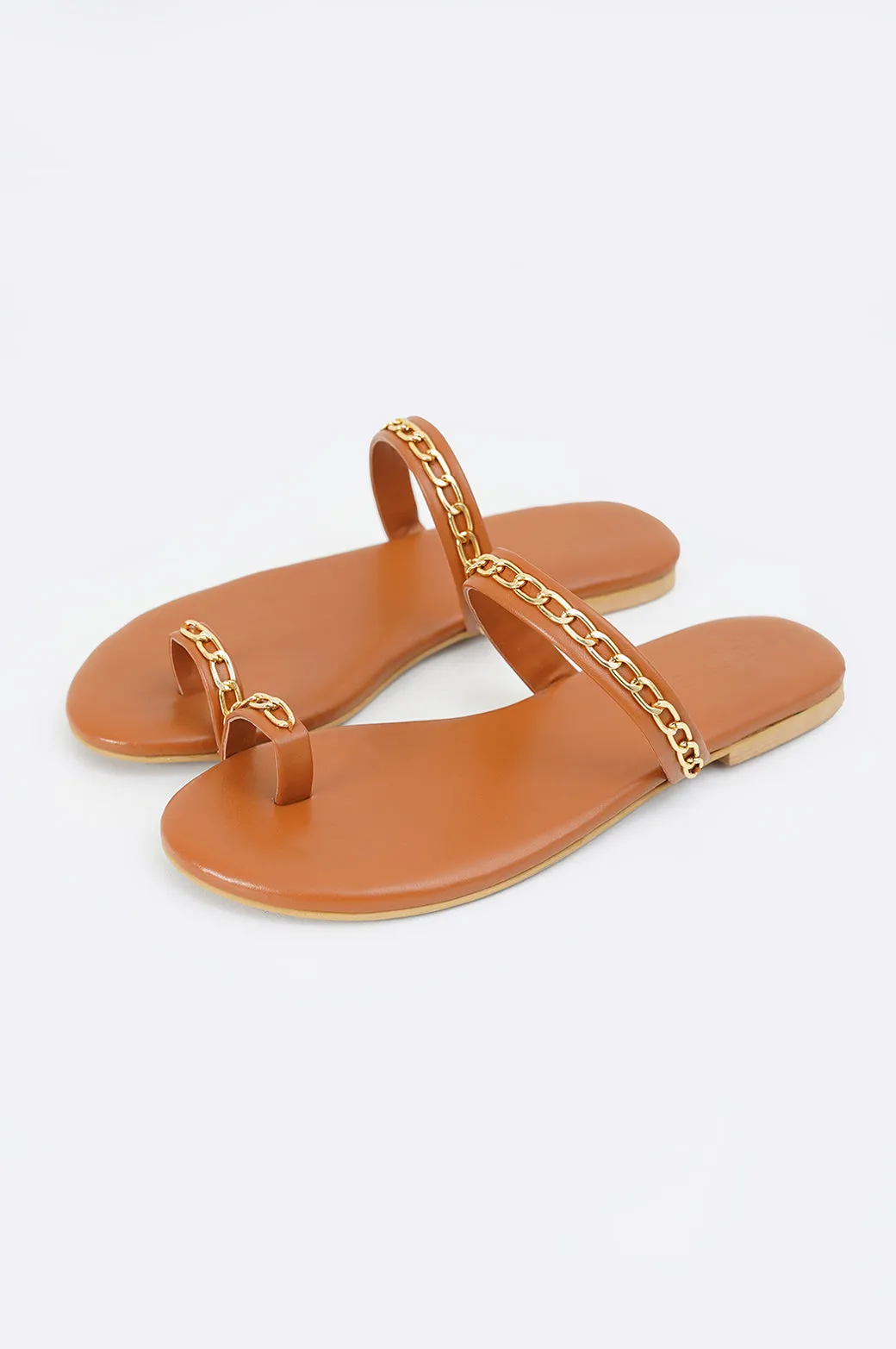 CHAIN STRAP SLIDES