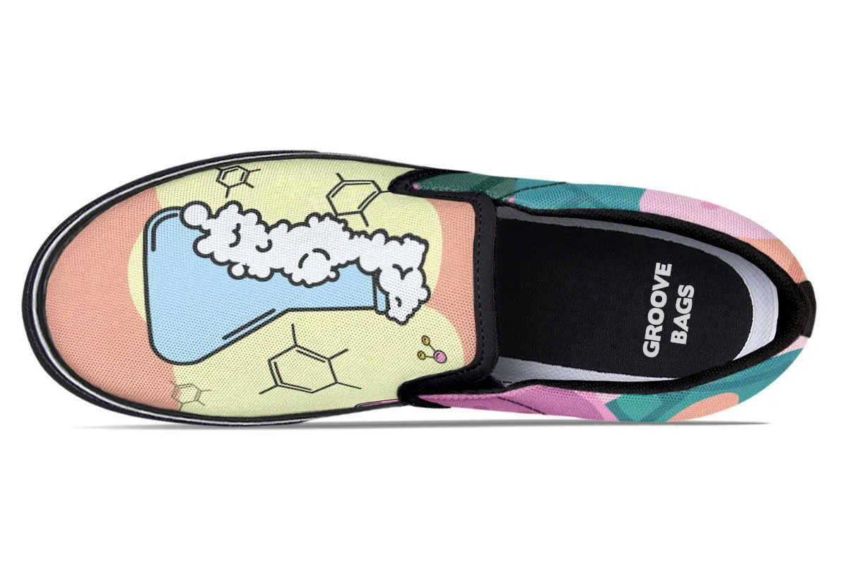 Chemical Reactions Slip-On Shoes