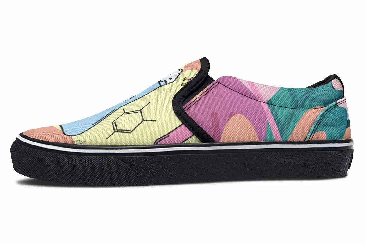 Chemical Reactions Slip-On Shoes