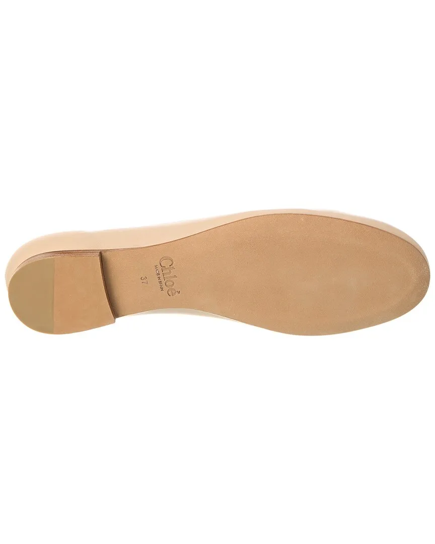 Chlo�� Lauren Leather Ballerina Flat