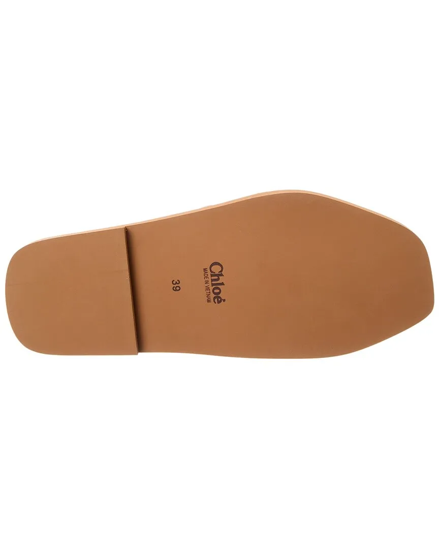 Chloé Woody Velvet Slide