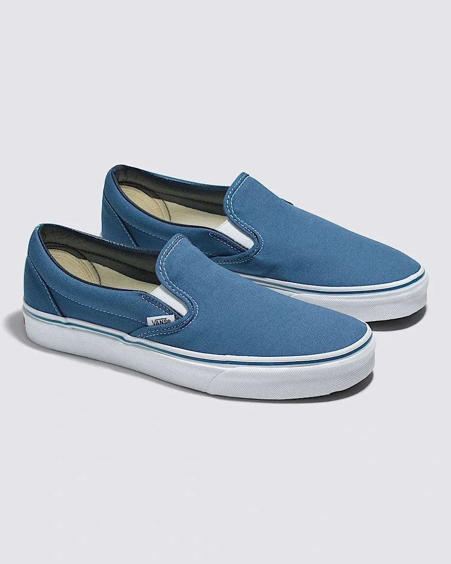 Classic Slip-On Shoes - Navy