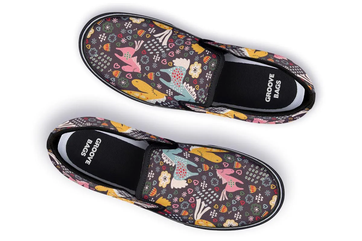 Cute Horse Slip-On Shoes