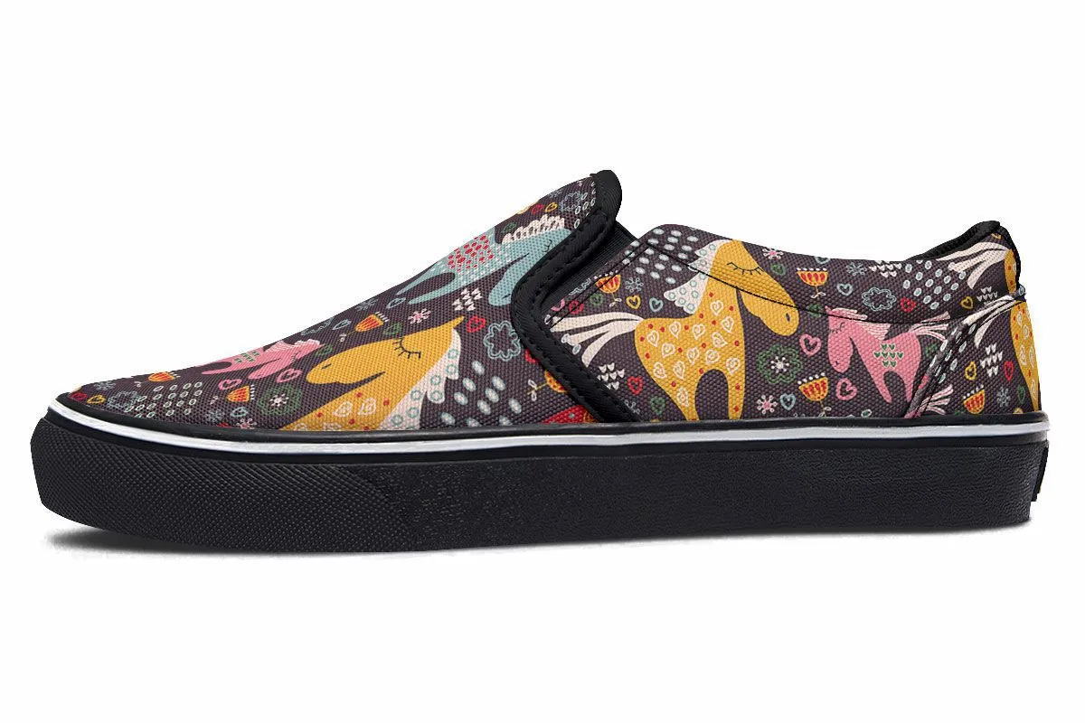 Cute Horse Slip-On Shoes