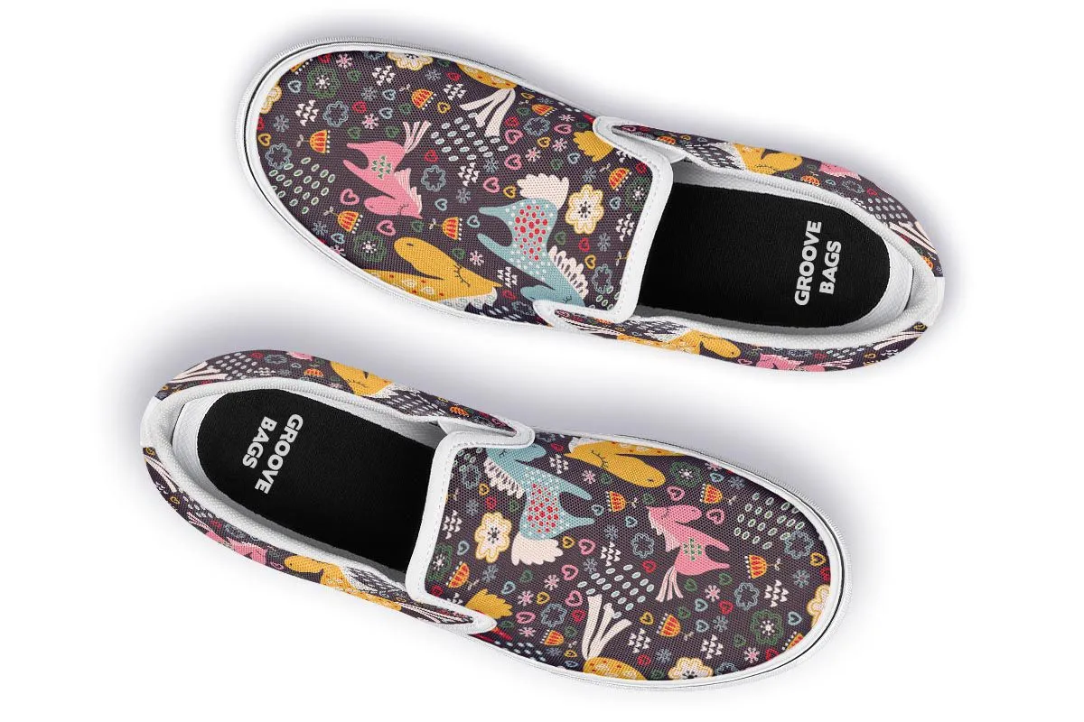 Cute Horse Slip-On Shoes