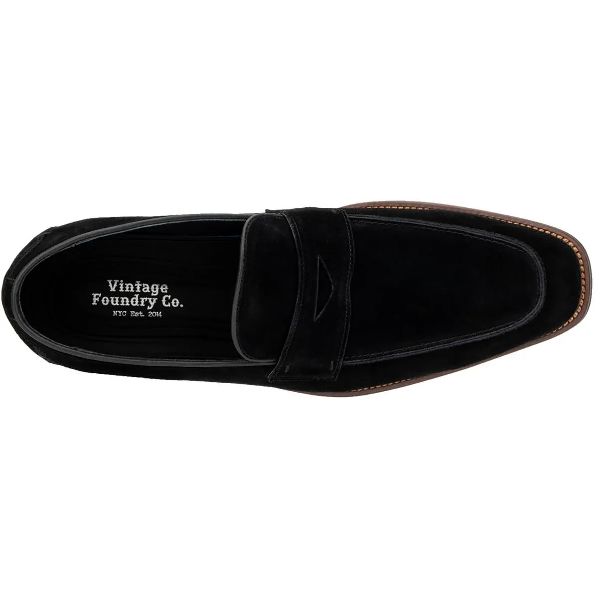 Davis Mens Nubuck Slip On Loafers