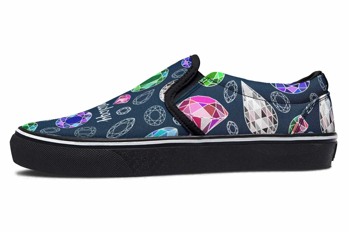 Diamontology Slip-On Shoes