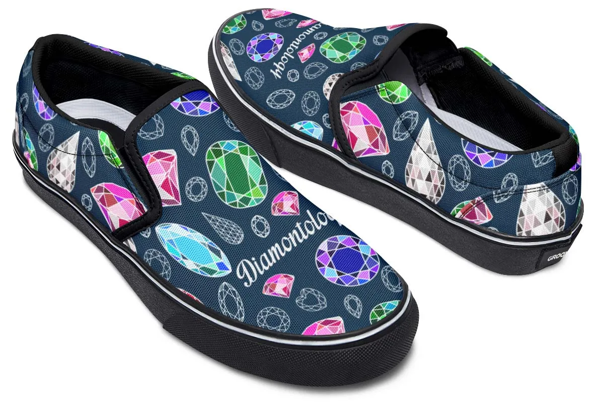 Diamontology Slip-On Shoes
