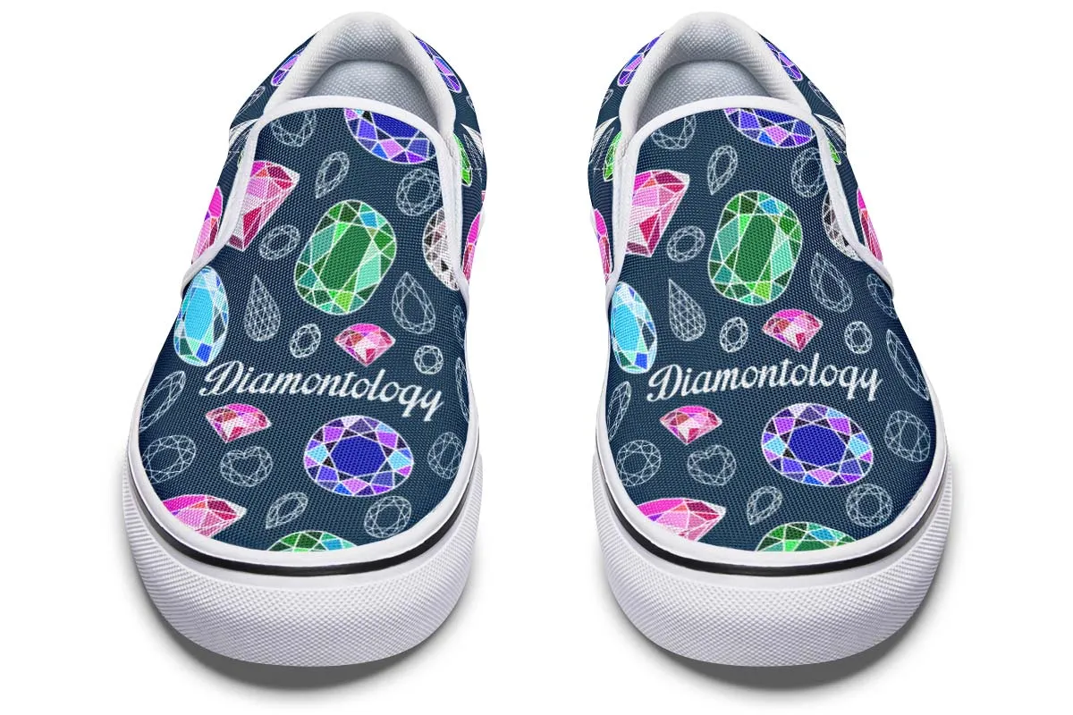 Diamontology Slip-On Shoes