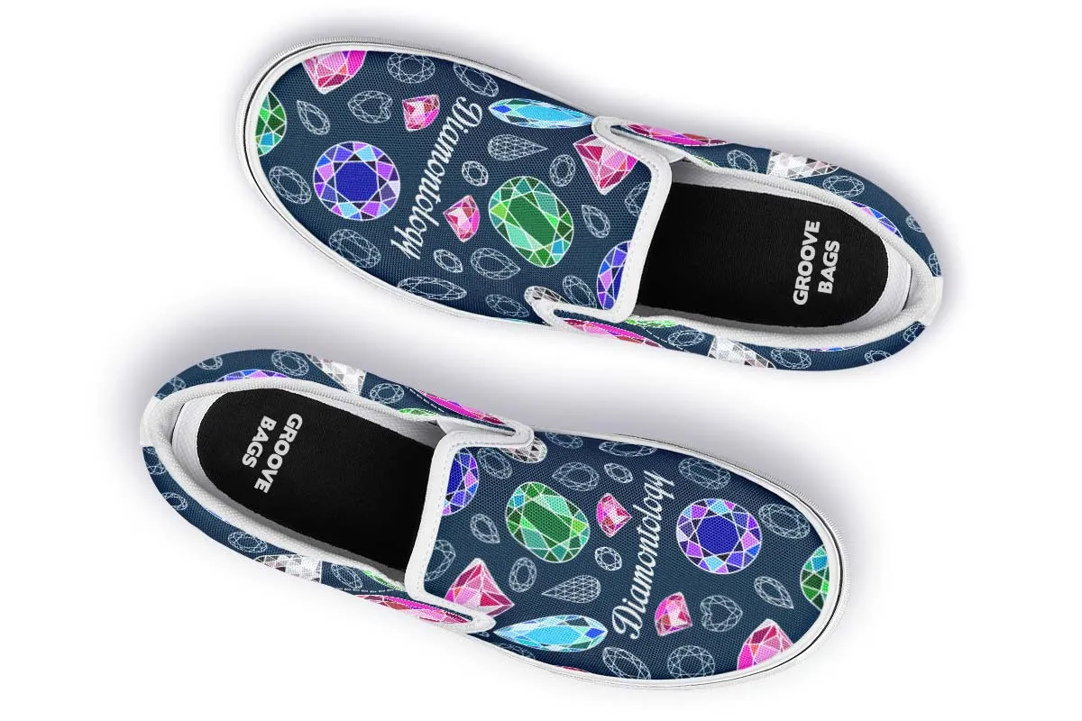 Diamontology Slip-On Shoes