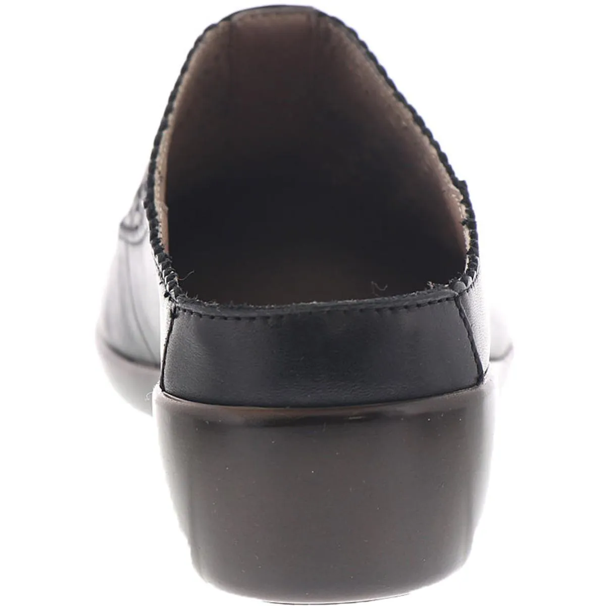 Dusk Womens Leather Slip On Mules