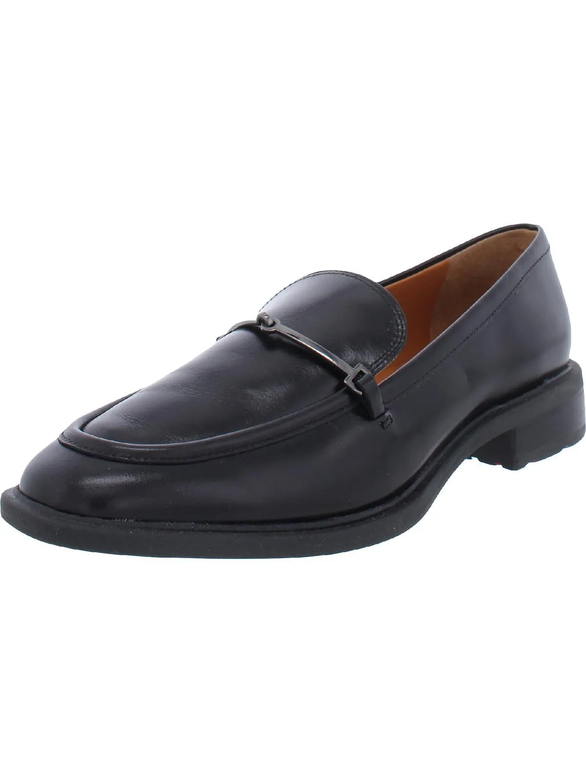Eda Womens Leather Slip On Loafers