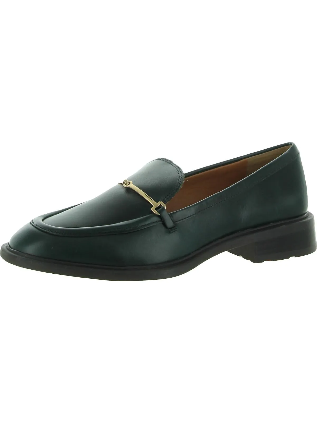 Eda Womens Leather Slip On Loafers