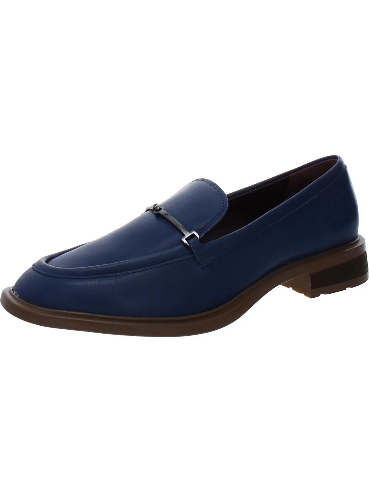 Eda Womens Leather Slip On Loafers
